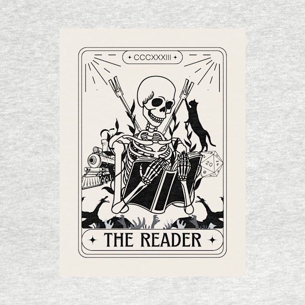 A new tarot card: The Reader by chrisphilbrook